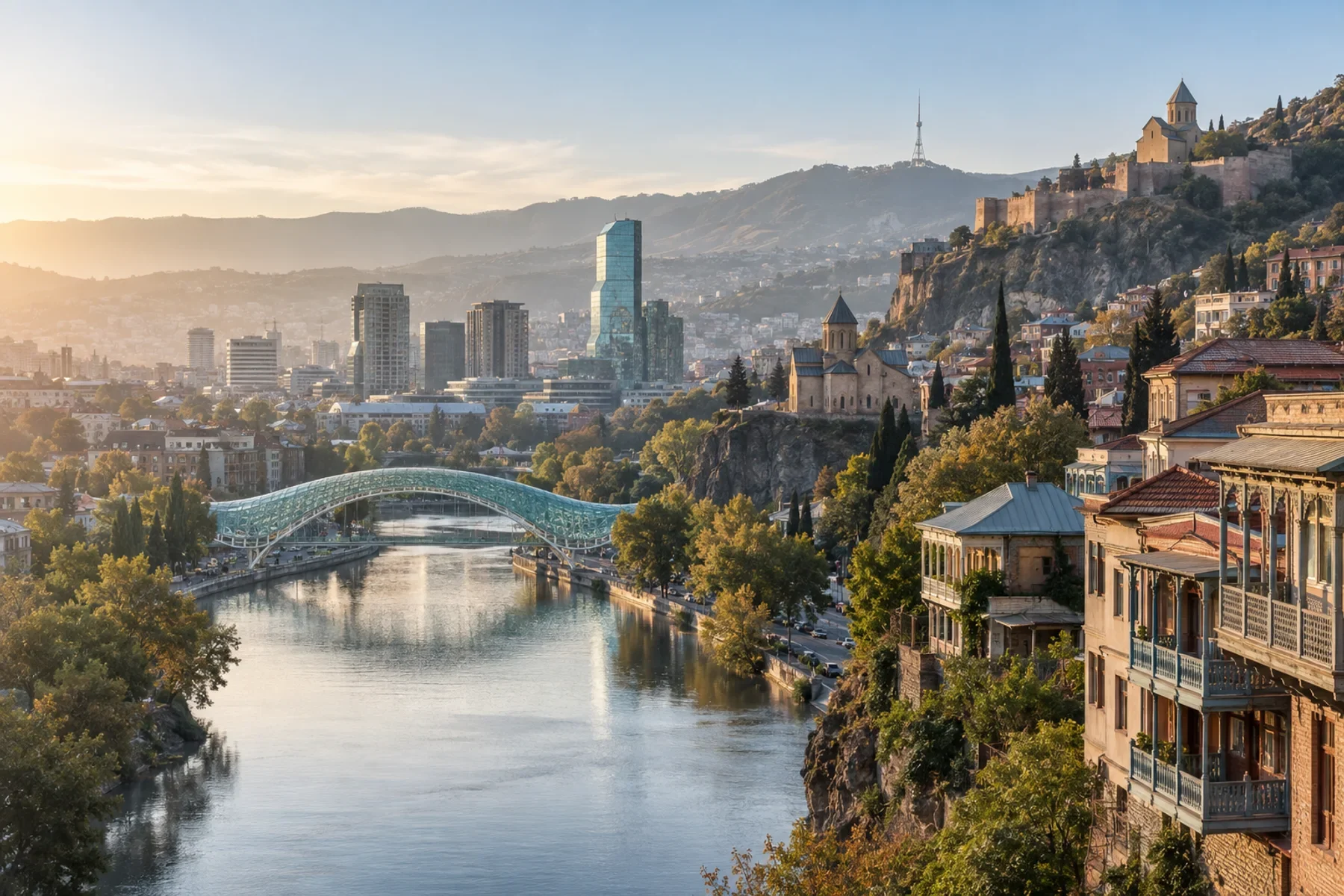 Georgien · Tbilisi · Kaukasus-Korridor