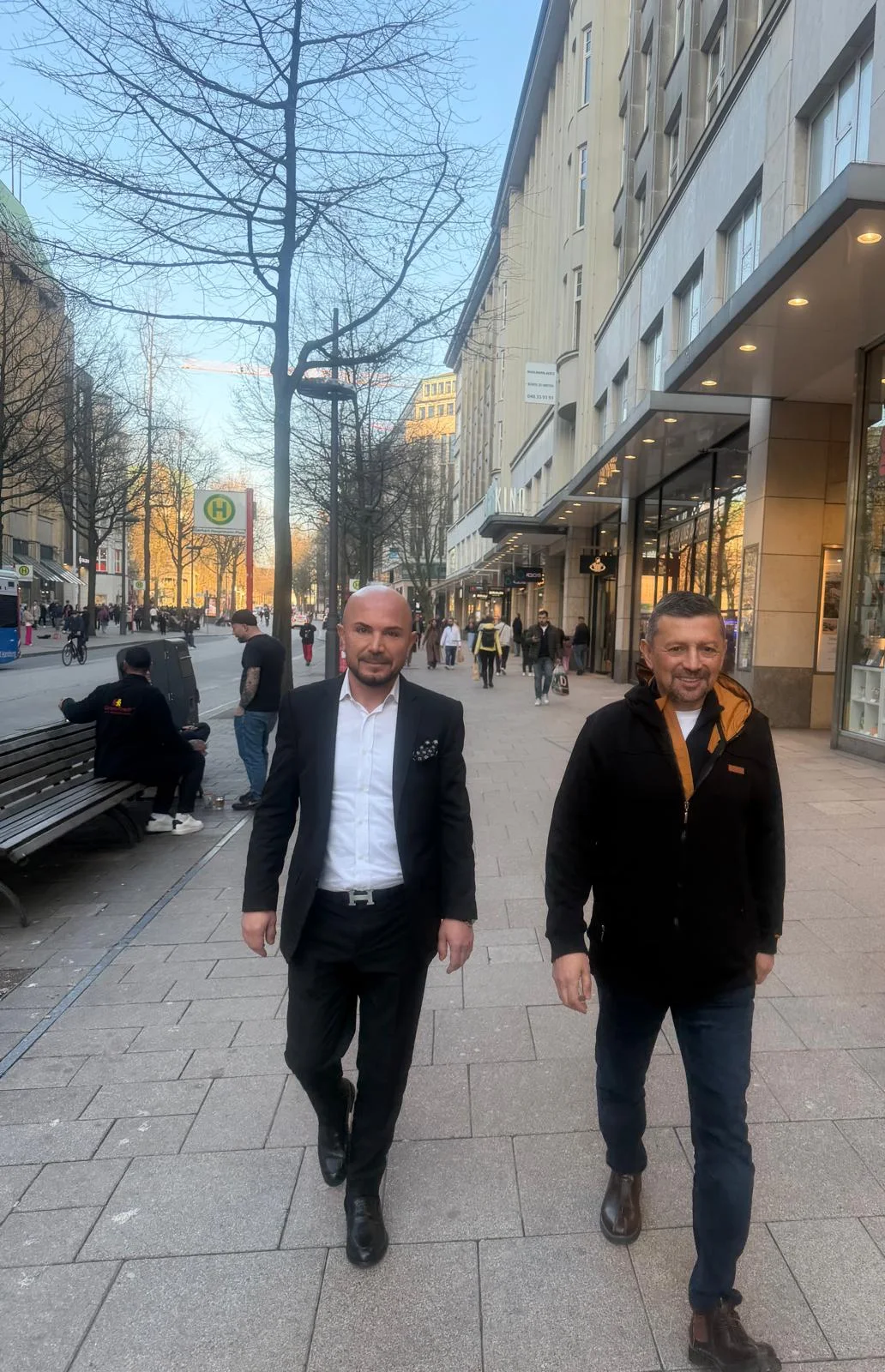 Erdal Öztürk during an international business visit